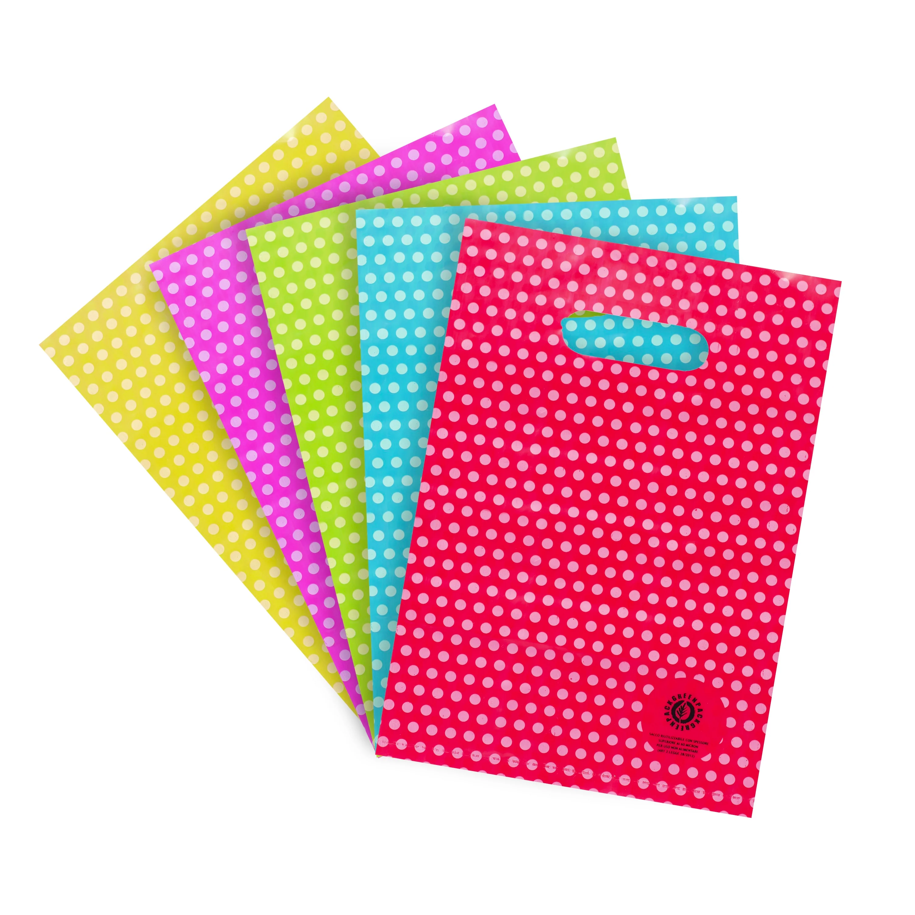 Image of Shopper Plastica Pois Mix