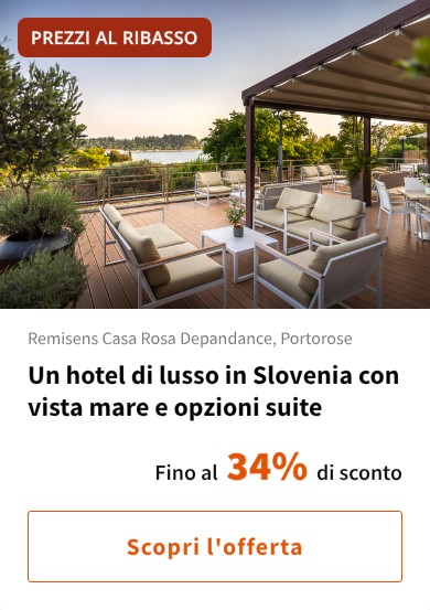 Un hotel di lusso in Slovenia con vista mare e opzioni suite