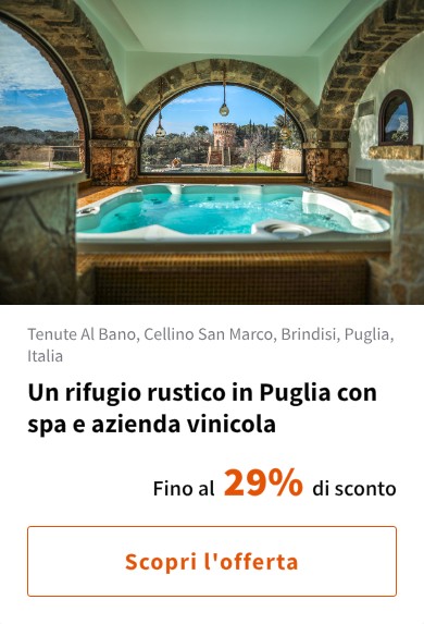 Un rifugio rustico in Puglia con spa e azienda vinicola