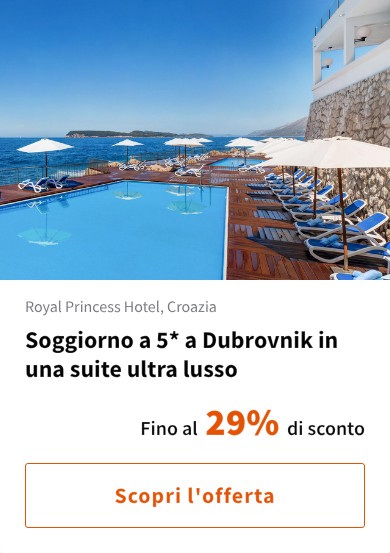 Soggiorno a 5* a Dubrovnik in una suite ultra lusso