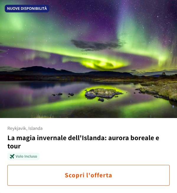 La magia invernale dell'Islanda: aurora boreale e tour