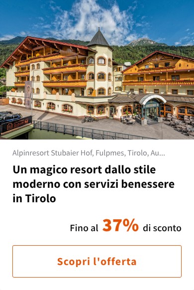 Un magico resort dallo stile moderno con servizi benessere in Tirolo