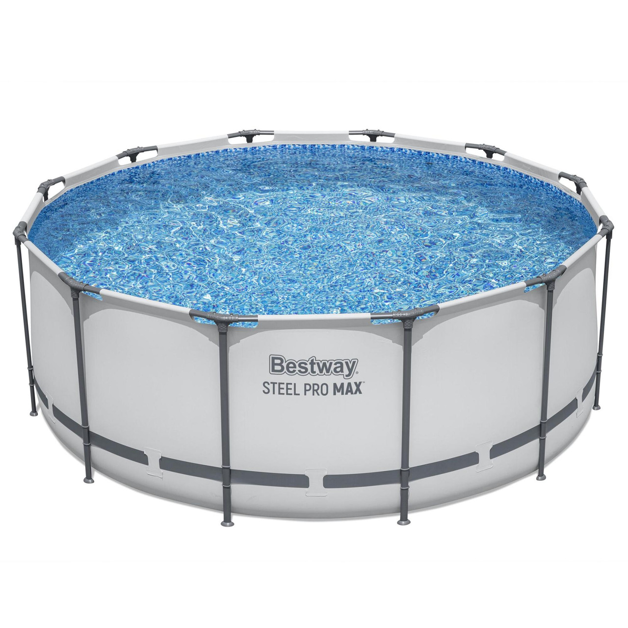 Image of Piscina solo struttura - 366x122 cm grigio chiaro