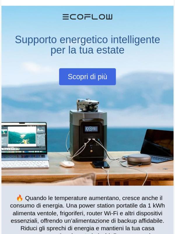❄️Resta fresco, resta carico durante i picchi di energia estivi