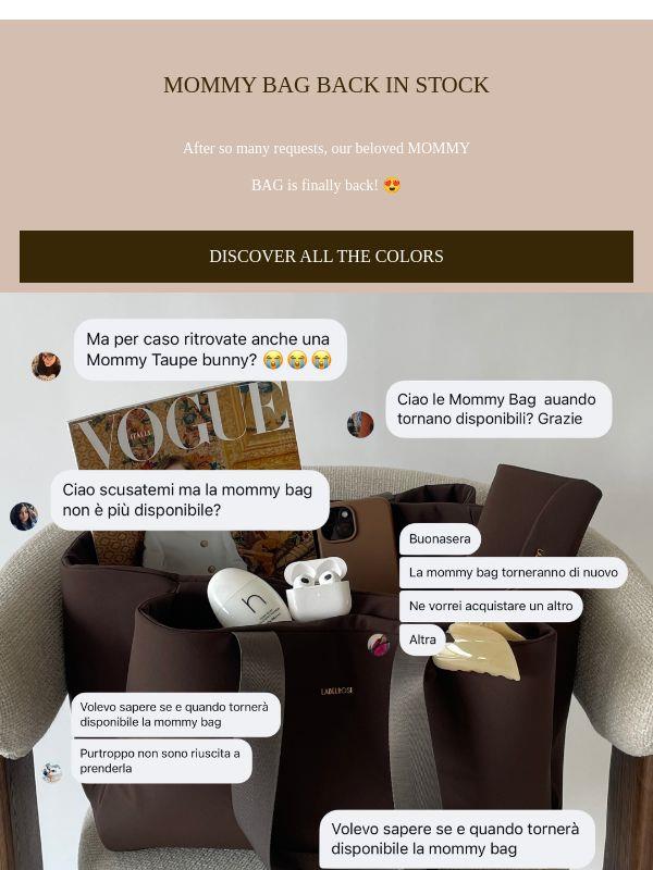 Travel alert! The Mommy Bag is back