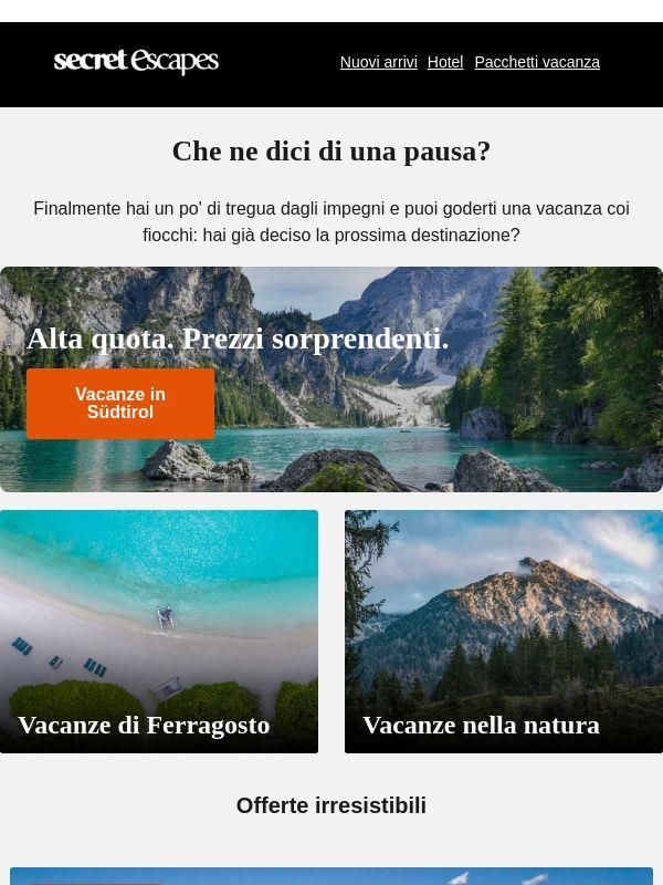 Voglia di partire? Ci pensiamo noi