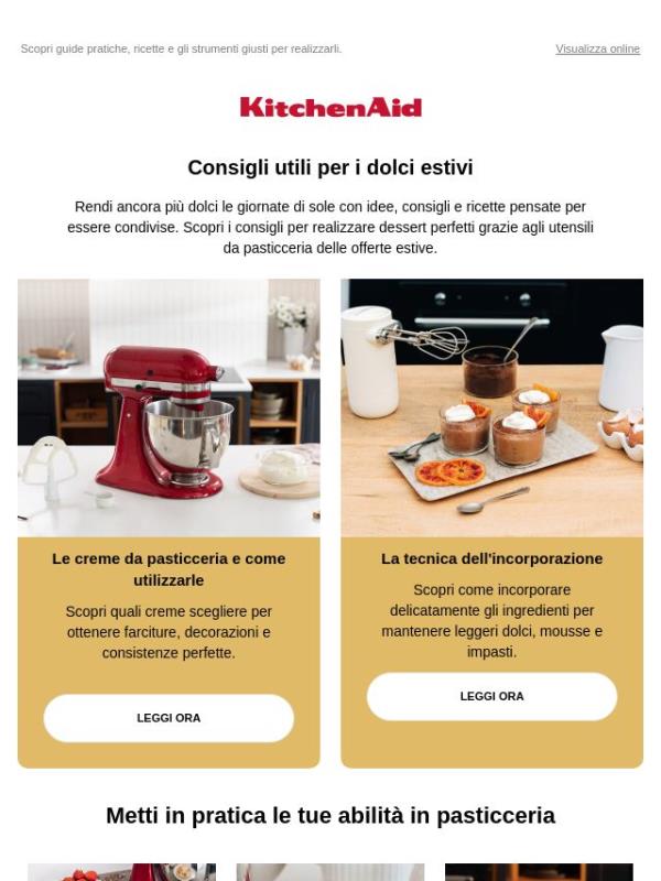 Dai un tocco in più ai tuoi dolci quest'estate