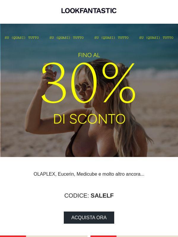 Fino al 30% di sconto su (quasi) tutto