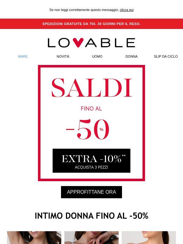 Continuano I saldi fino al -50% ed EXTRA -10% su 3 capi in saldo