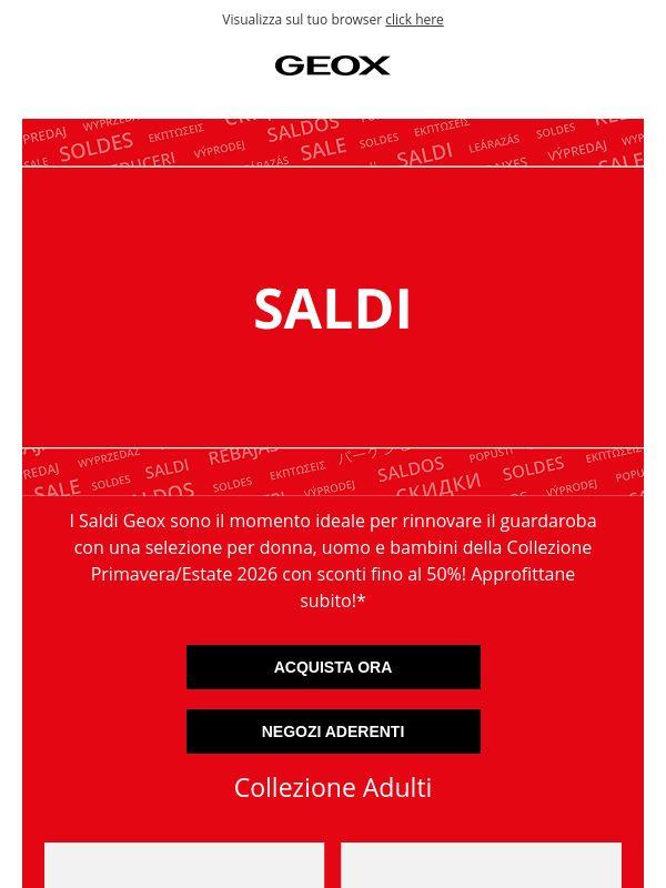 Hai ancora tempo per i Saldi fino al 50% 🤩