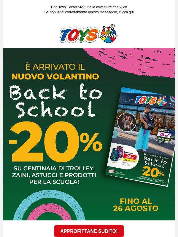 🎒 -20% su zaini e prodotti per la scuola! È arrivato il back to school!