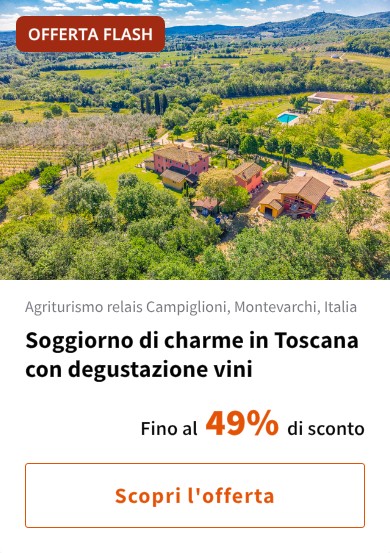 Soggiorno di charme in Toscana con degustazione vini