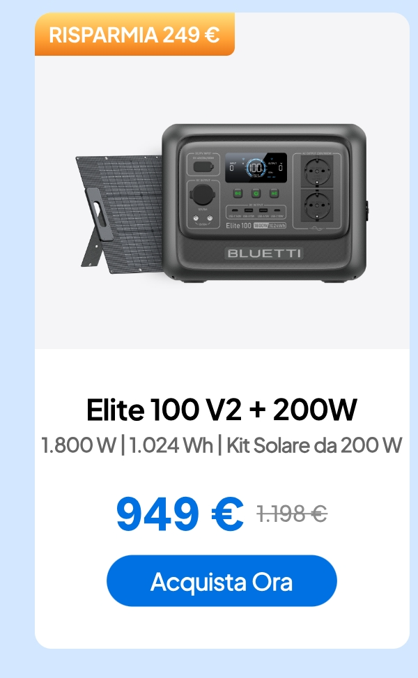 BLUETTI Elite 100 V2+200W