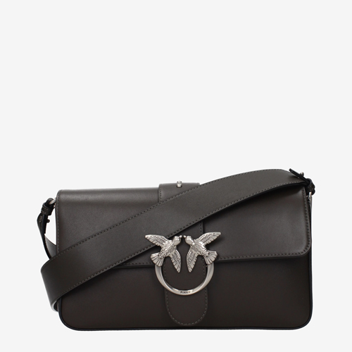 Pinko Shoulder Bags Women Leather Green/Mud