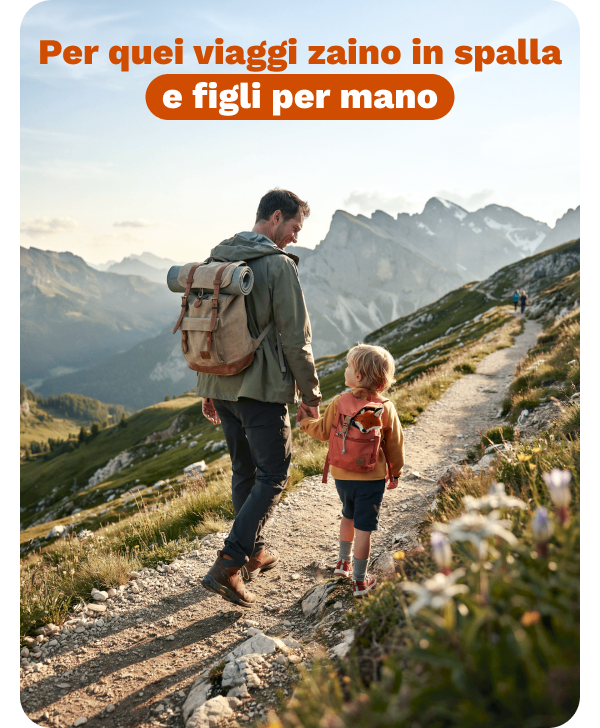 Per quei viaggi zaino in spalla e figli per mano: stampa un FotoLibro
