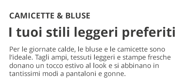 camicette & bluse
