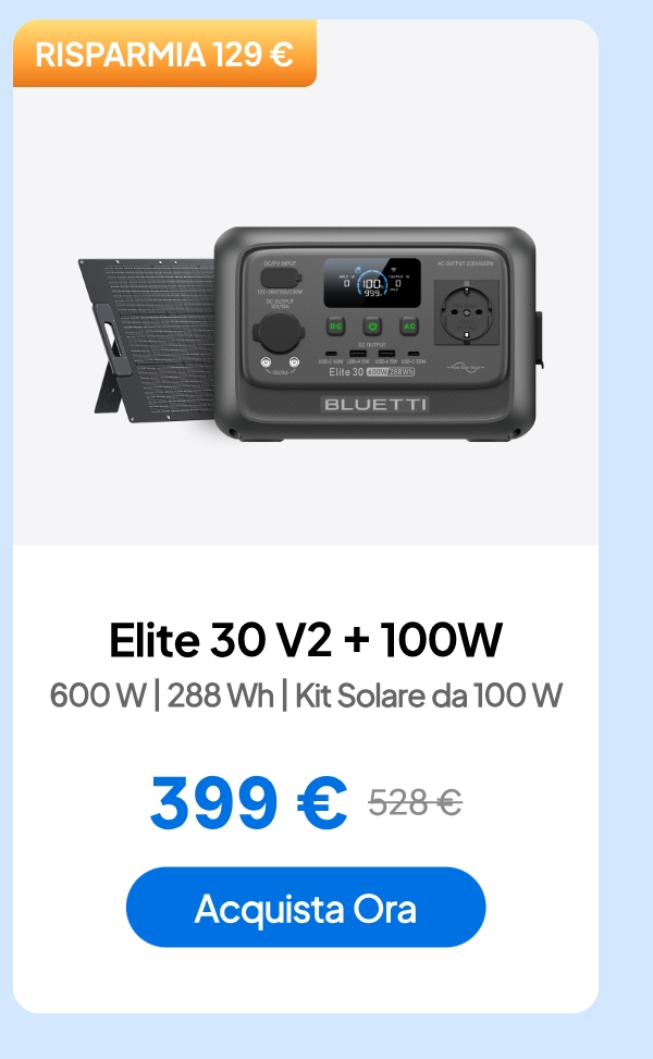 BLUETTI Elite 30 V2+100W