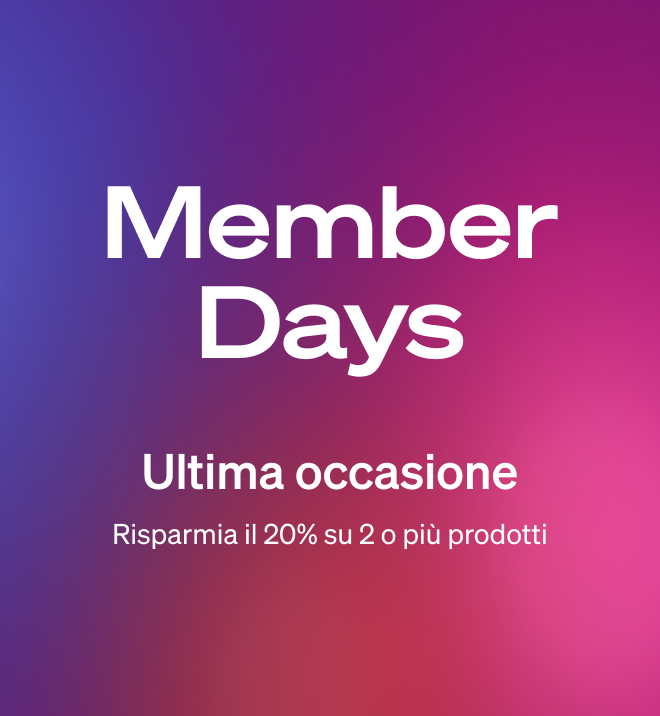 I Member Days terminano domenica