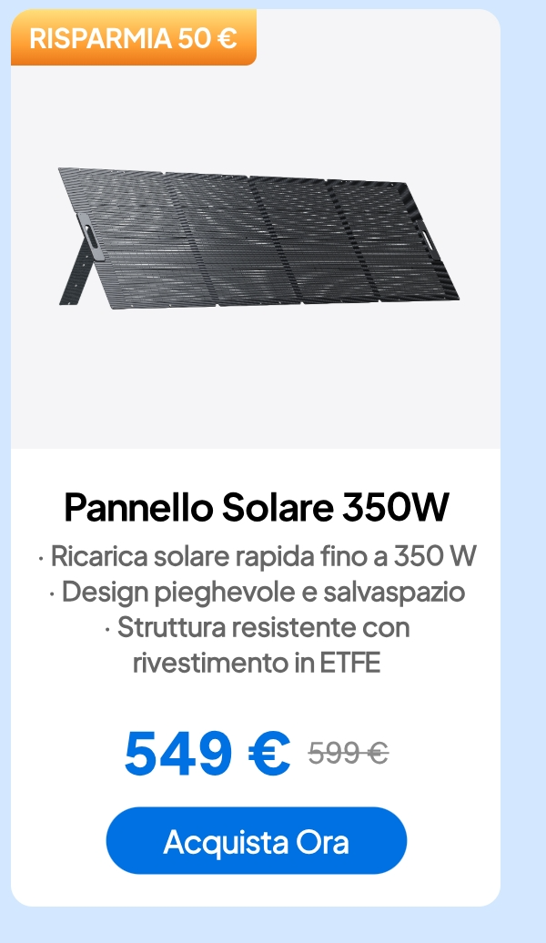 Pannello Solare 350W