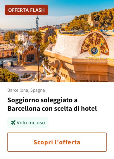 Soggiorno soleggiato a Barcellona con scelta di hotel