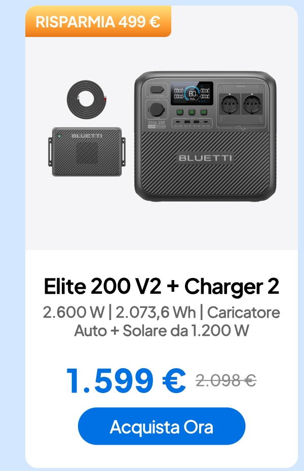 BLUETTI Elite 200 V2+Charger 2