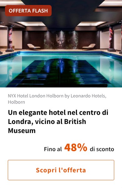 Un elegante hotel nel centro di Londra, vicino al British Museum