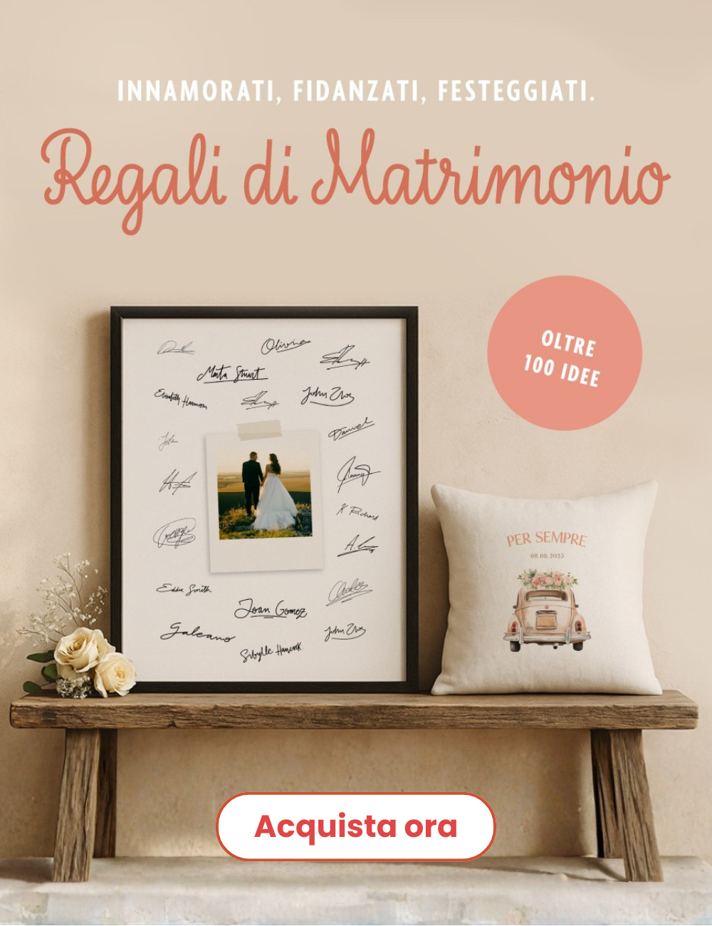 Collezione regali di nozze personalizzati
