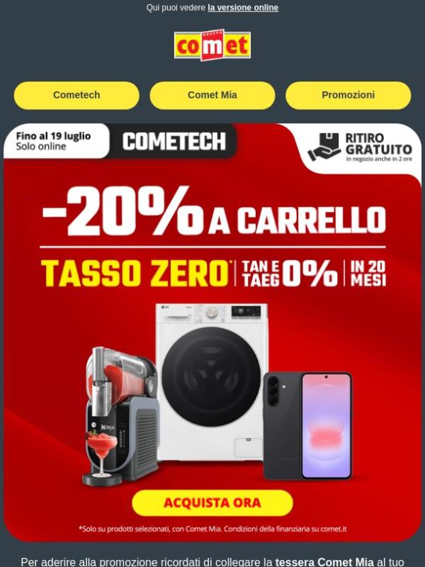 ONLINE | -20% a carrello🔥