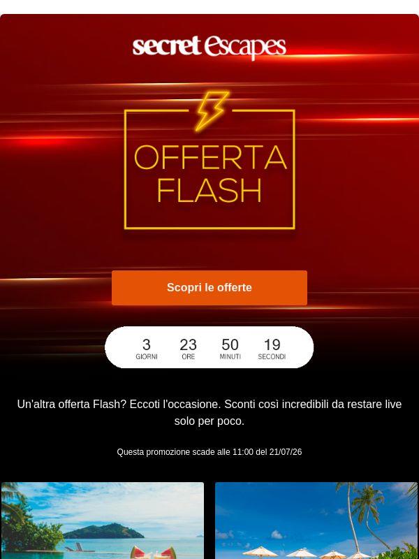Sconti fino al 48%.  Solo per poco