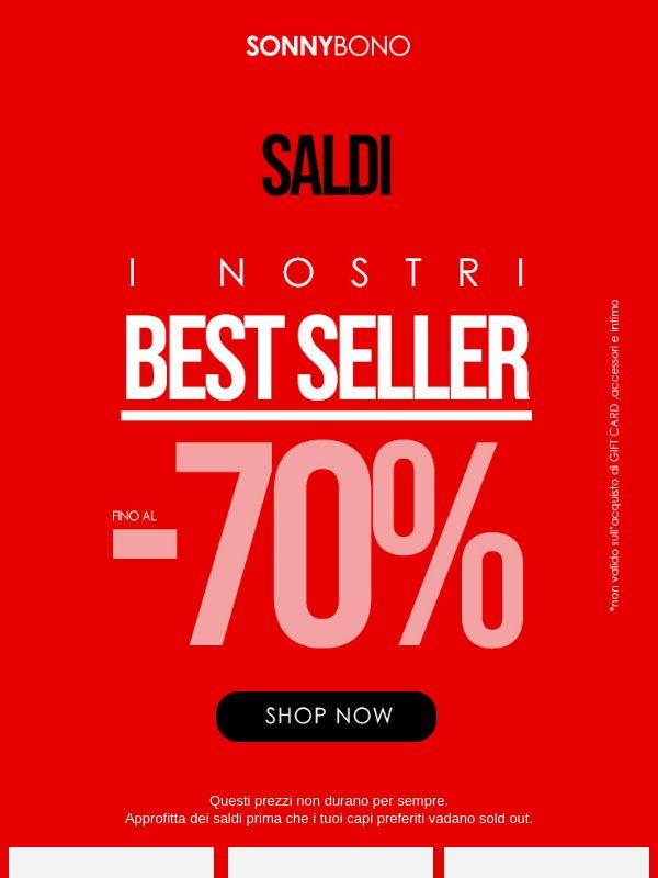 I nostri best seller fino al -70%💥