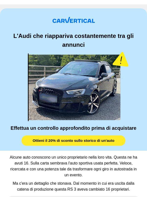 Un incidente. 16 proprietari. Infinite domande.