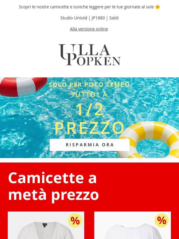 Tantissimi articoli a metà prezzo! Scopri e acquista le nostre nuove camicette! 🛍️