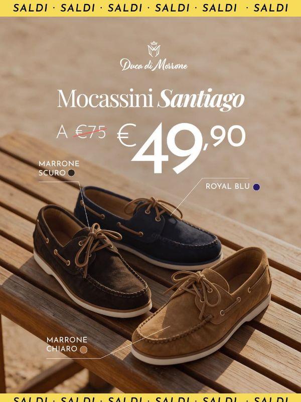 Nuovi arrivi: mocassini Santiago a soli 49.90€