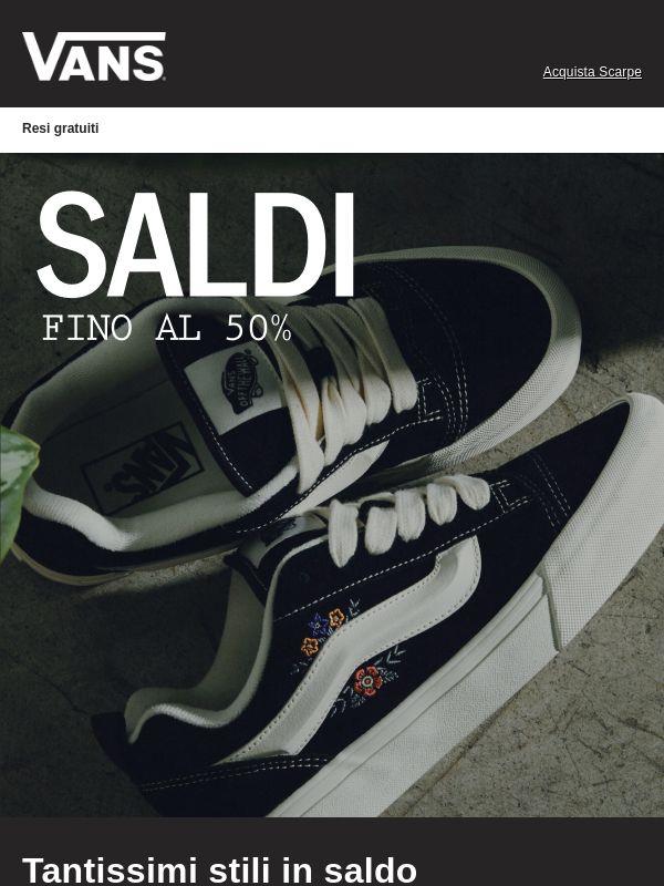 SALDI: Fino al 50% + extra 10%