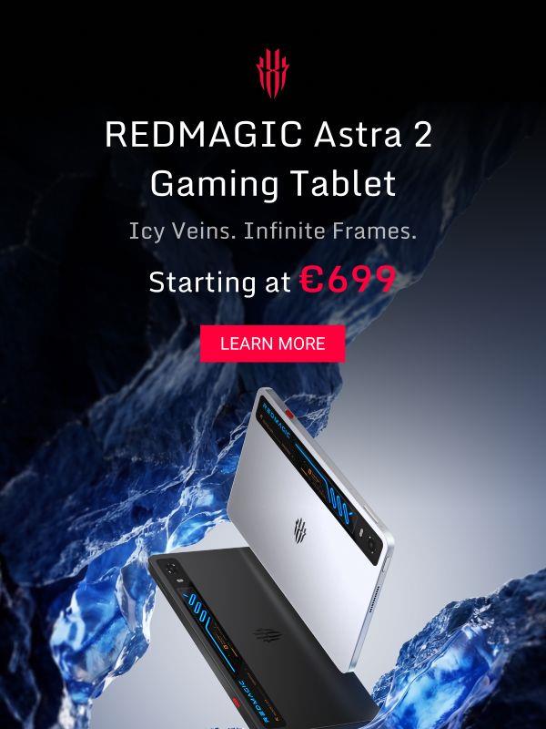 ⚡ Visible liquid cooling. Next-level power - REDMAGIC Astra 2 Gaming Tablet.