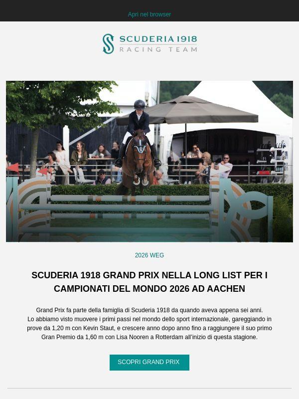 Grand Prix nella long list dei Campionati del Mondo di Aachen