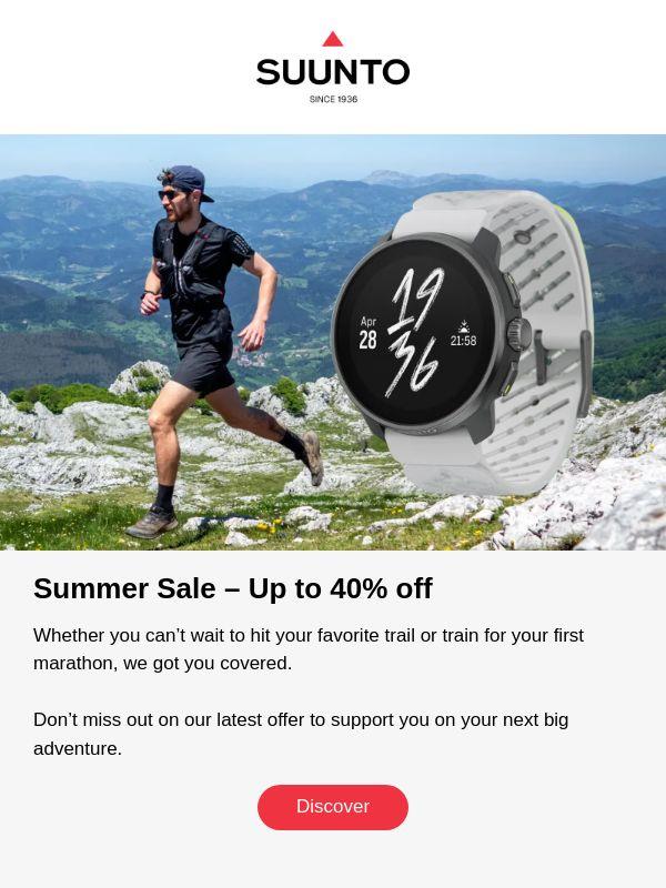 Summer Sale: Get ready for your next adventure
