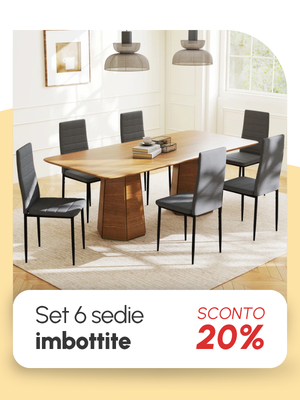 Set 6 sedie imbottite