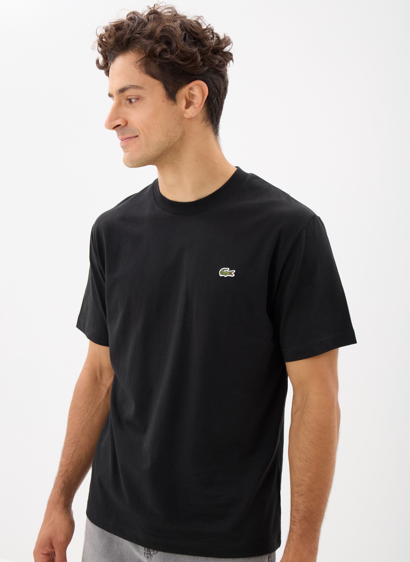 Lacoste Tee-shirts manches courtes Tee Shirt TH7318 homme noir