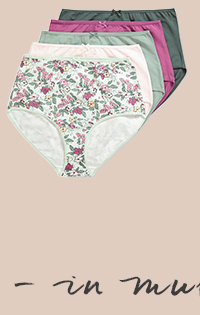 Slip midi in confezione da cinque