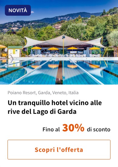 Un tranquillo hotel vicino alle rive del Lago di Garda
