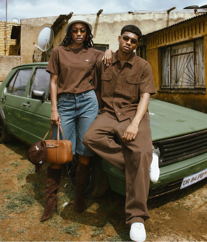 DICKIES T-shirt a manica corta Oakport marrone da donna