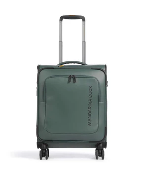 Mandarina Duck Trolley da Cabina Bagaglio a Mano Valigia 4 Ruote Deep Green Verde