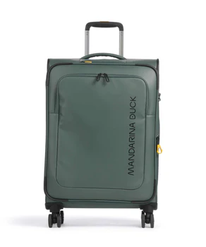 Mandarina Duck Trolley Medio Espandibile Valigia 4 Ruote Deep Green Verde