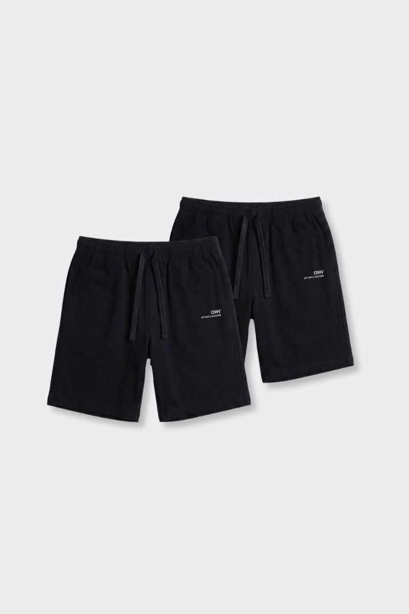 Pantaloncino in Jersey Nero - Set da 2