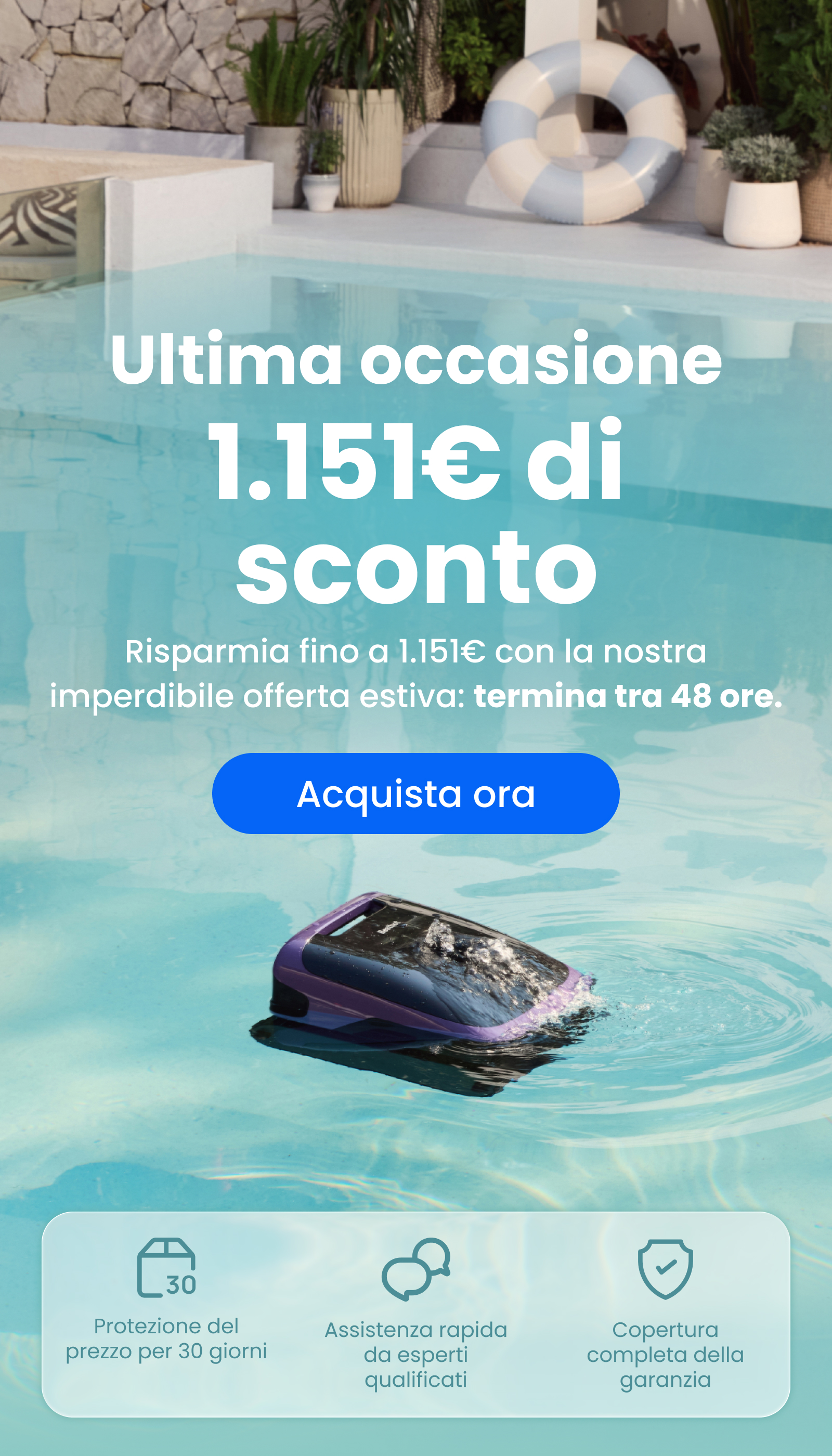 Ultima occasione 1.151€ di sconto