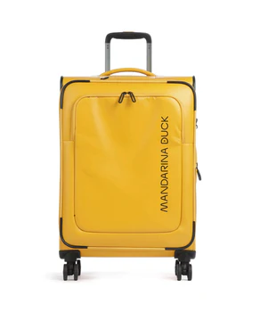 Mandarina Duck Trolley Medio Espandibile Valigia 4 Ruote Giallo