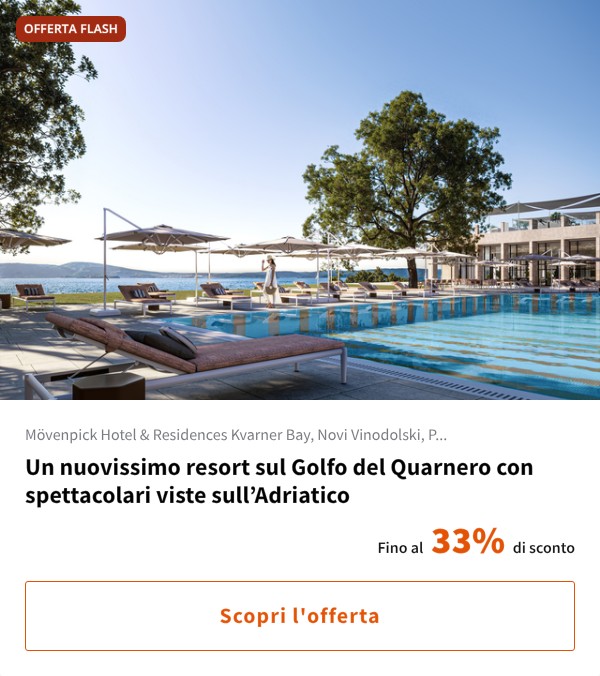 Un nuovissimo resort sul Golfo del Quarnero con spettacolari viste sull%27Adriatico