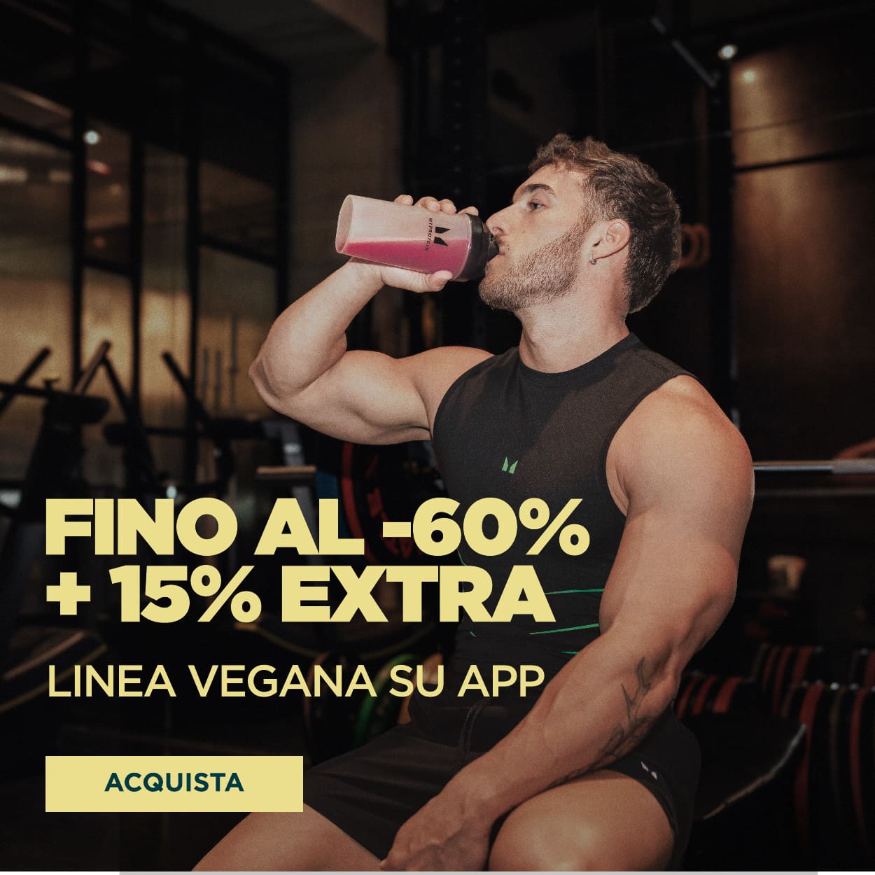 15% extra linea vegan