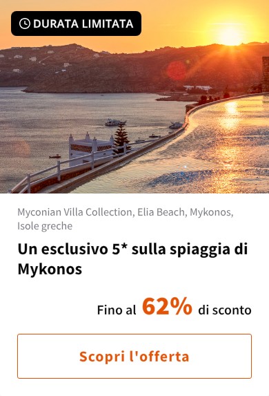 Un esclusivo 5* sulla spiaggia di Mykonos